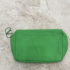 Valentino Green Logo Clutch